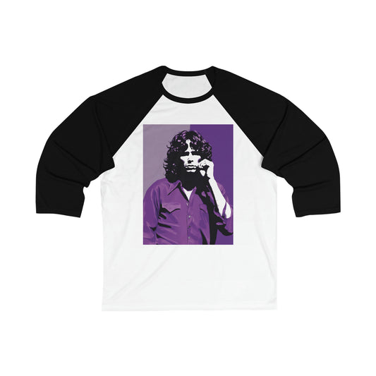 Purp Morrison Unisex 3\4 Sleeve Baseball Tee