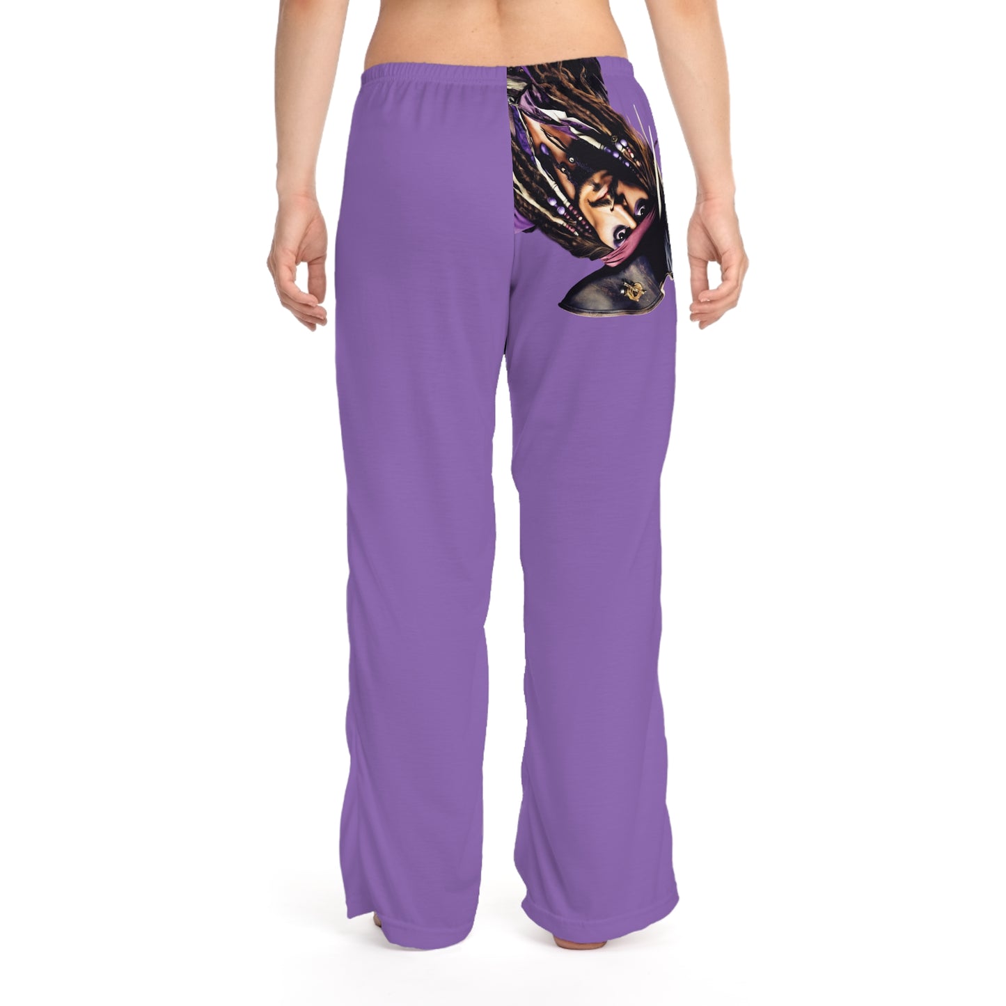 Women's Purple Sparrow Pajama Pants (AOP)