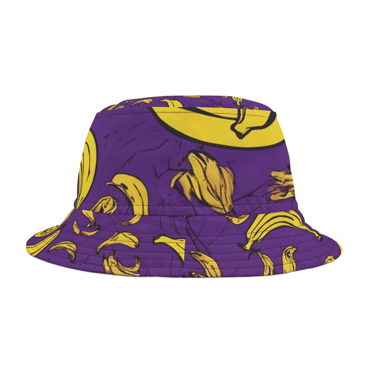 Purple Banana Bucket Hat (AOP)