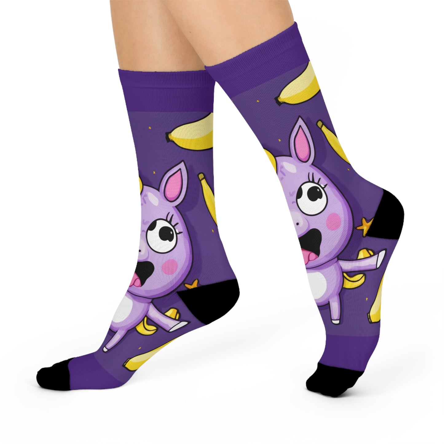 Unicorn Nanner Cushioned Crew Socks