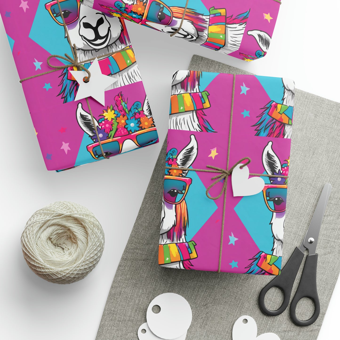 Tina The Llama Mama Wrapping Papers