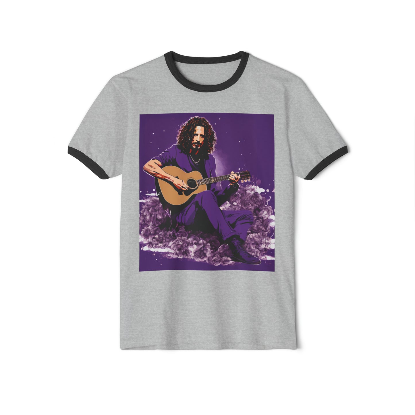 Cornell PurpleUnisex Cotton Ringer T-Shirt