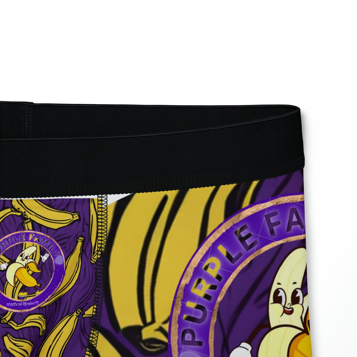 Men's Purple Banana Boxers (AOP)