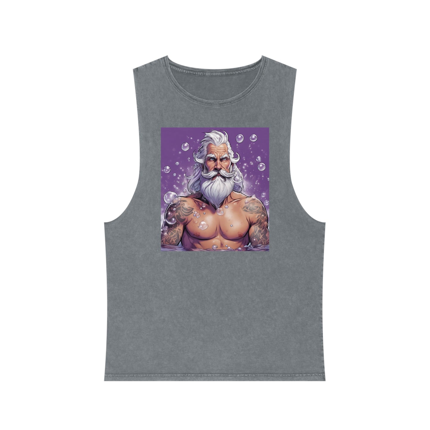 GroBer PaPa (Large Daddy) Unisex Stonewash Tank Top