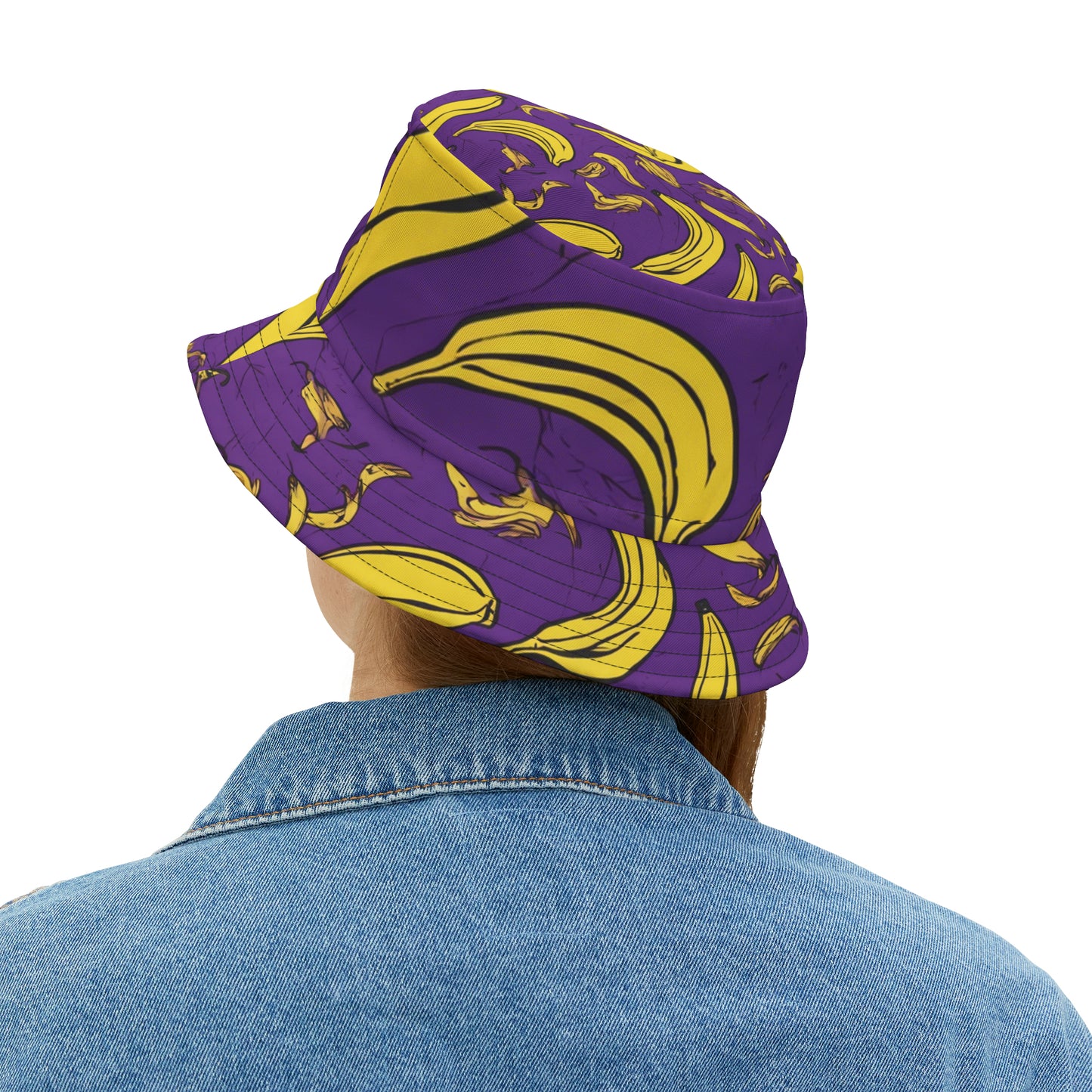 Purple Banana Bucket Hat (AOP)