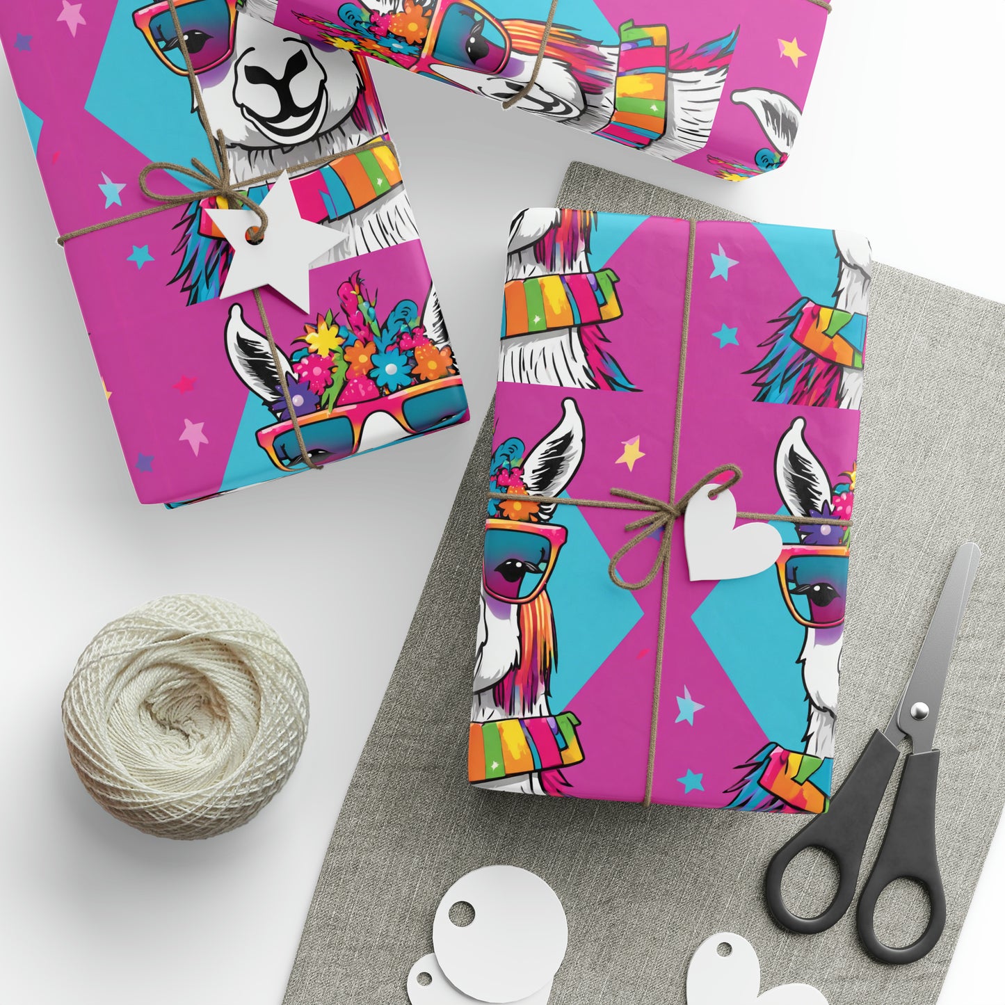 Tina The Llama Mama Wrapping Papers