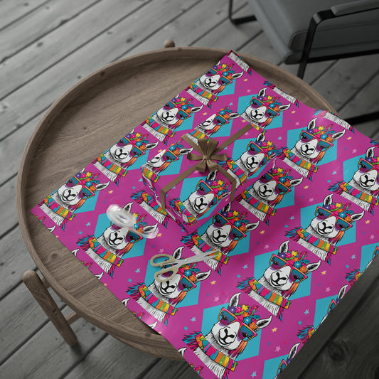 Tina The Llama Mama Wrapping Papers