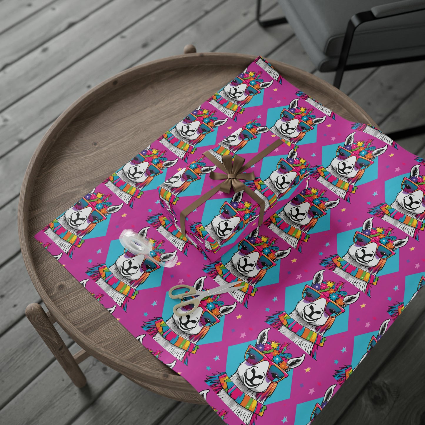 Tina The Llama Mama Wrapping Papers