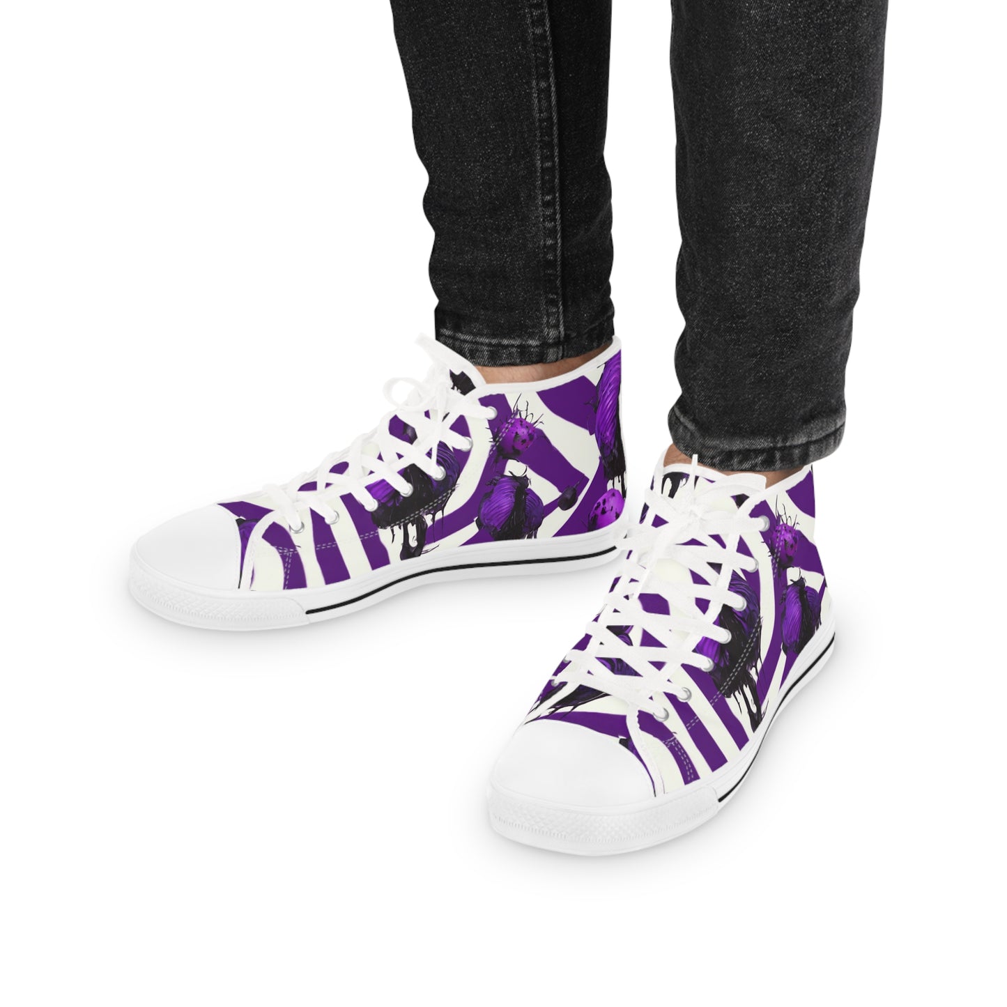 Purple Juice Men's High Top Sneakers