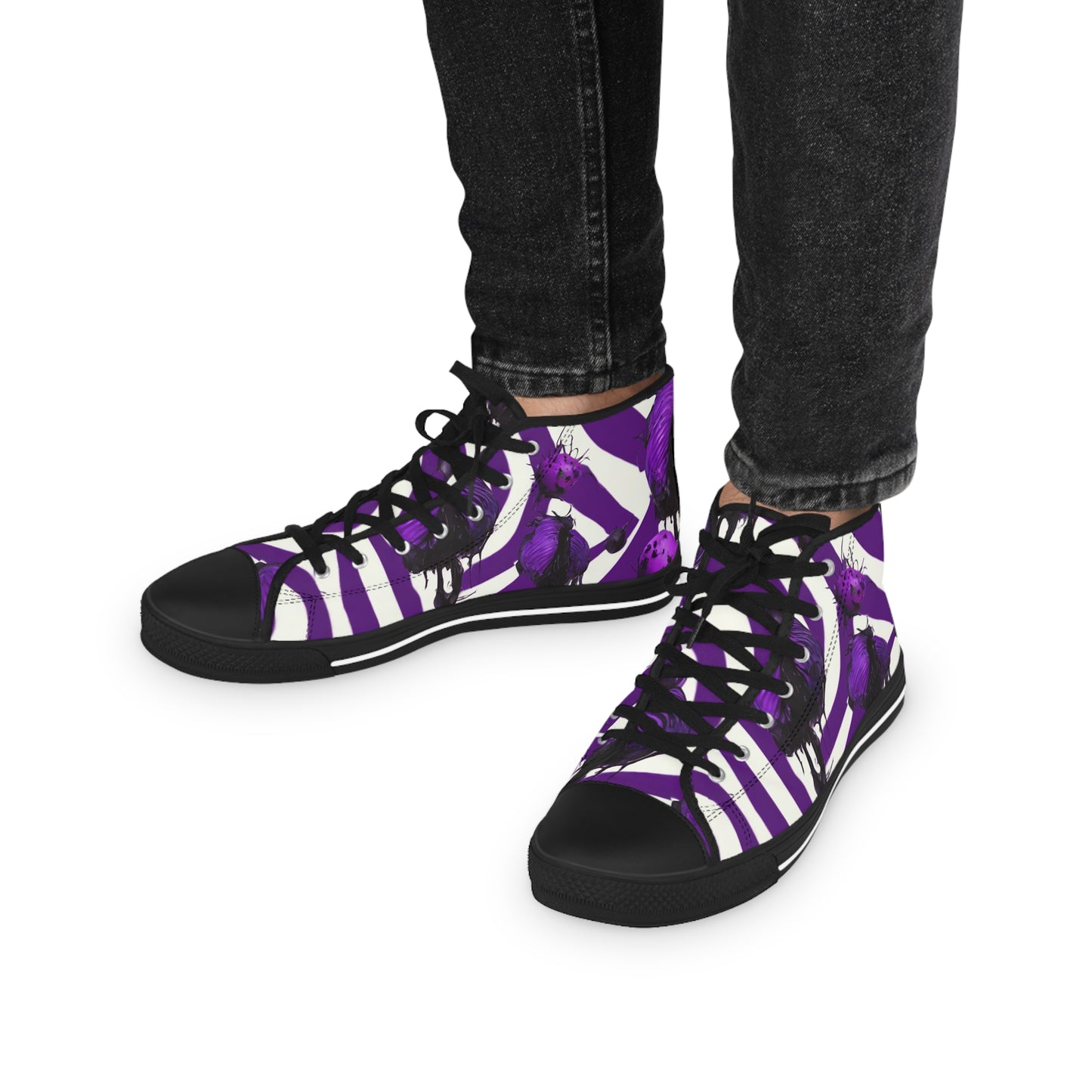 Purple Juice Men's High Top Sneakers