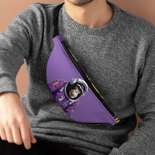 Space Banana Purple Fanny Pack