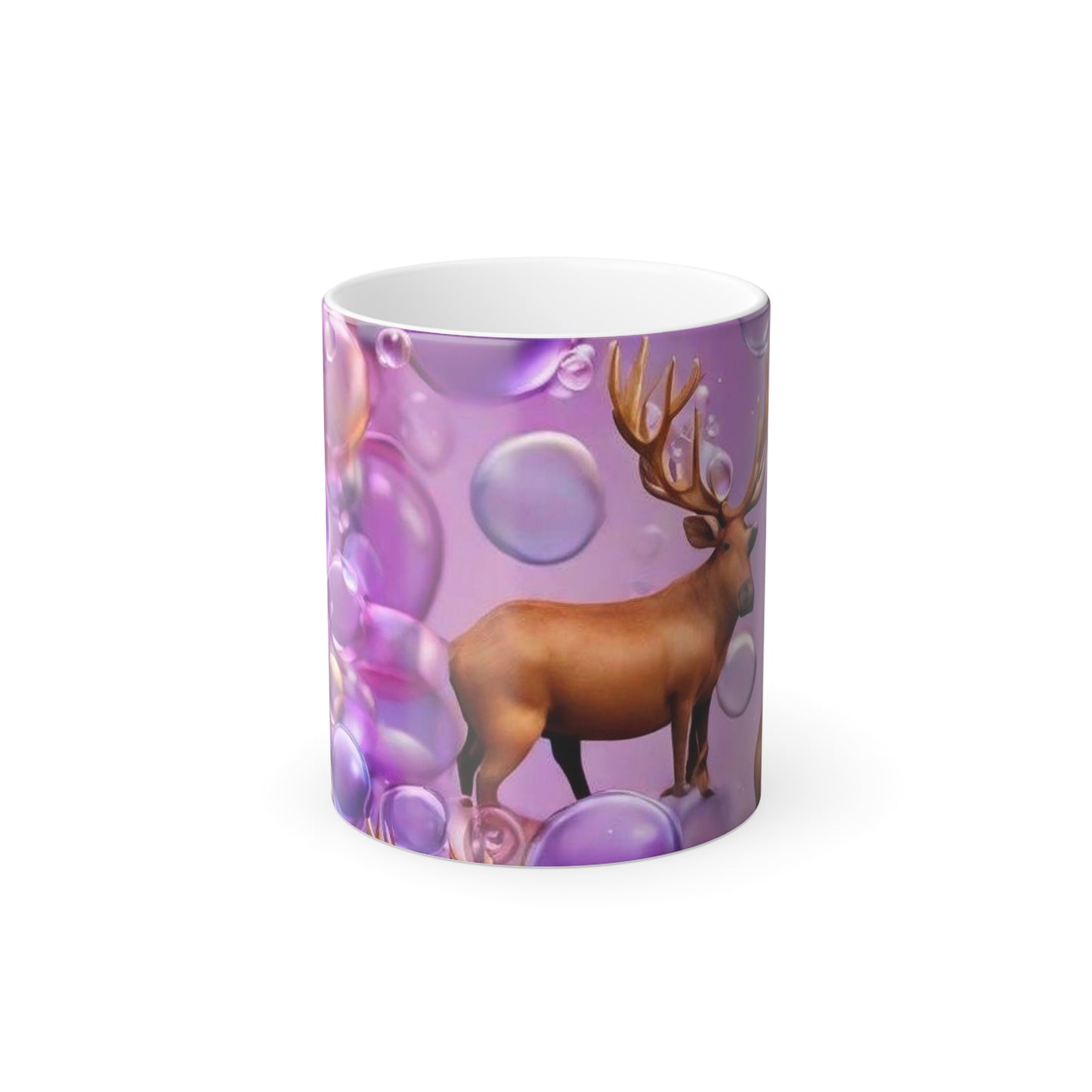 Moose Bubbles Color Morphing Mug, 11oz