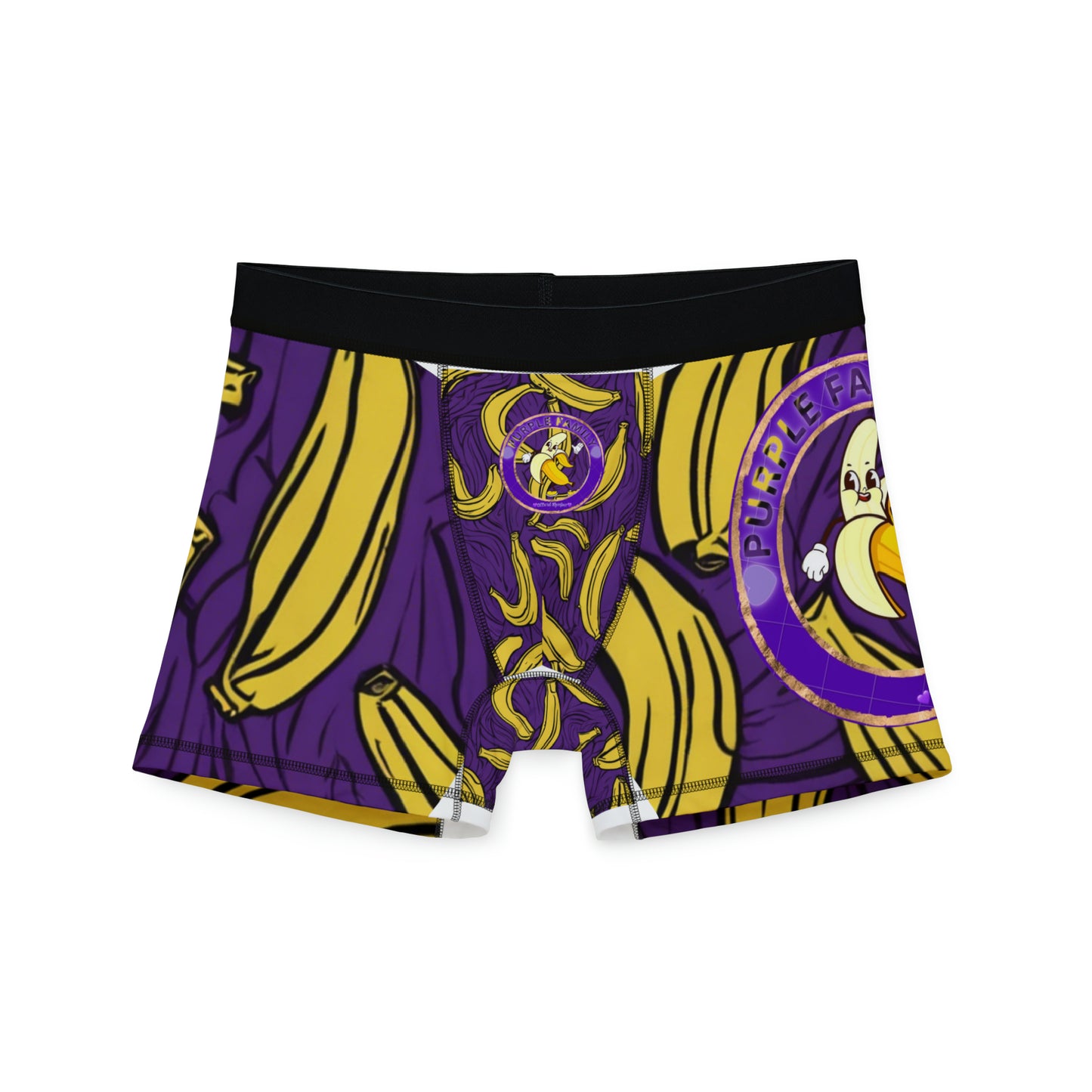 Men's Purple Banana Boxers (AOP)