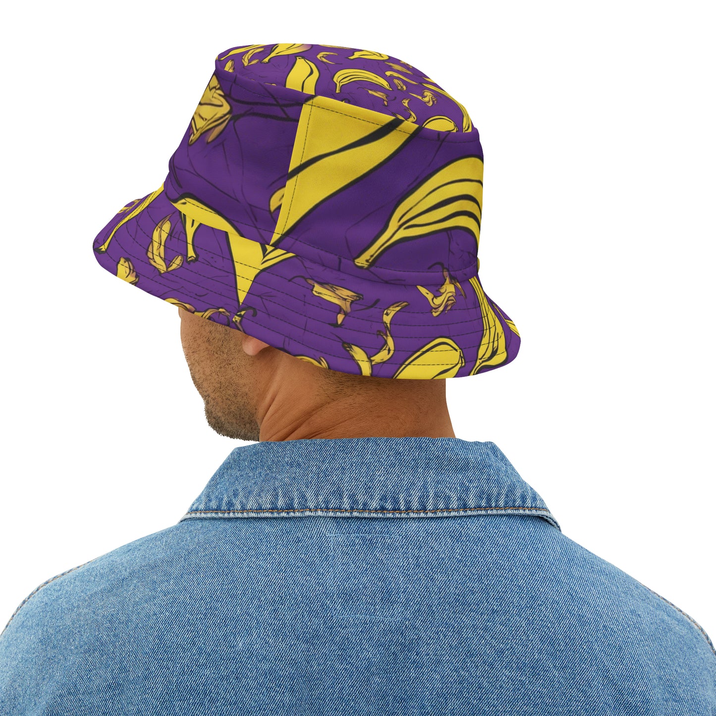 Purple Banana Bucket Hat (AOP)