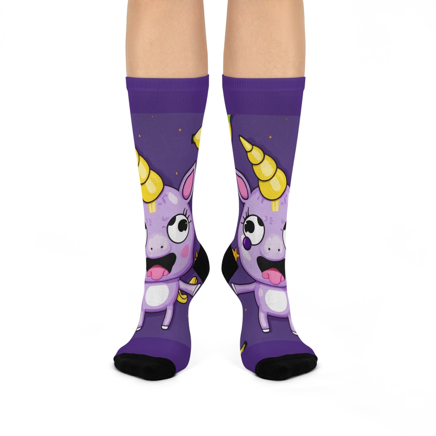 Unicorn Nanner Cushioned Crew Socks