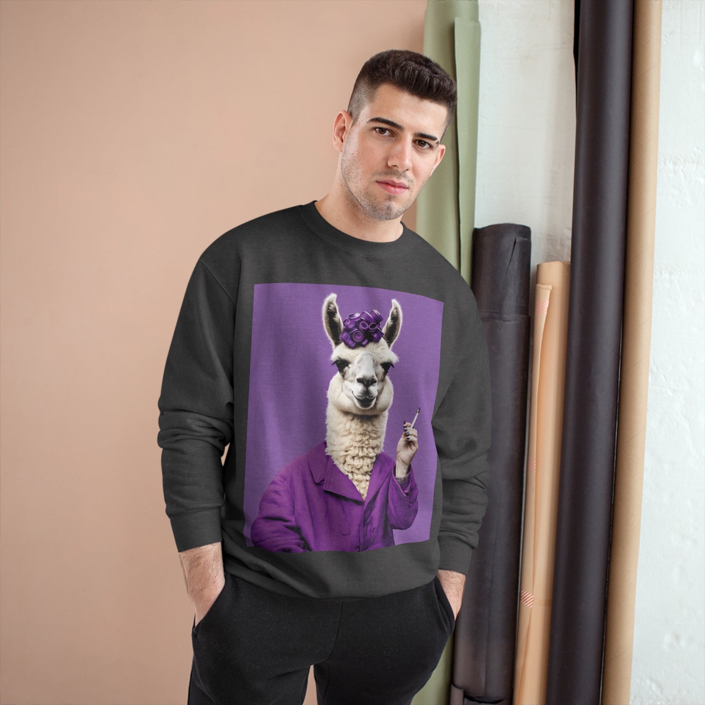 Tina The Llama Mama Champion Sweatshirt