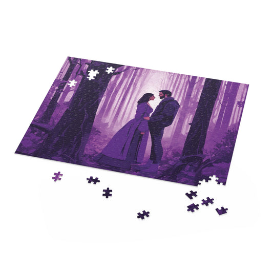 Purple Date Night Puzzle (120, 252, 500-Piece)