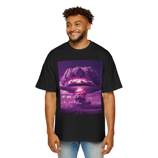 Purple Nuc Men's Heavy Oversized Tee