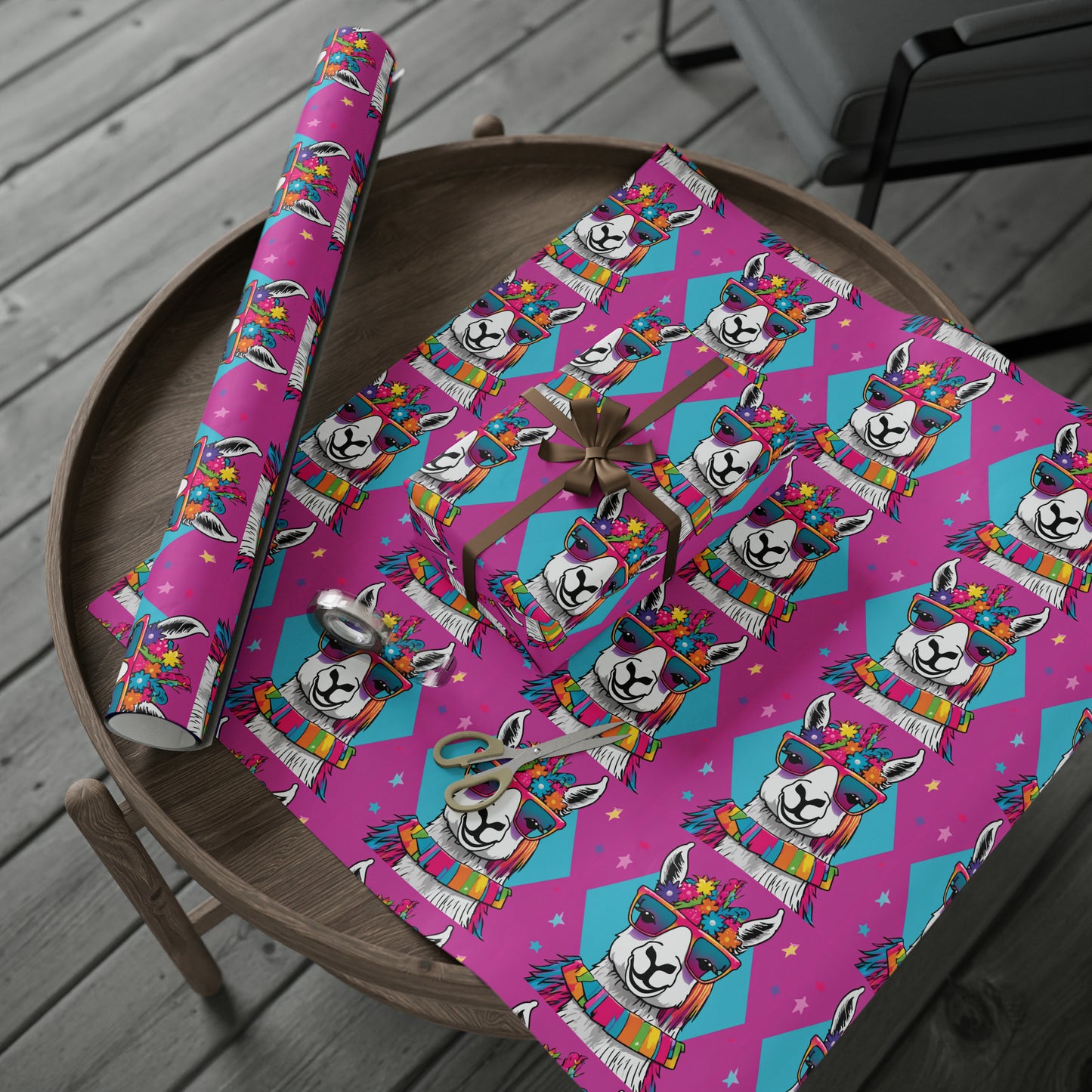 Tina The Llama Mama Wrapping Papers