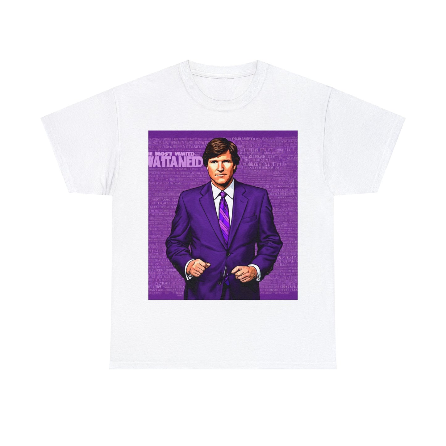 Tucker Wanted Purple Unisex Heavy Cotton Tee