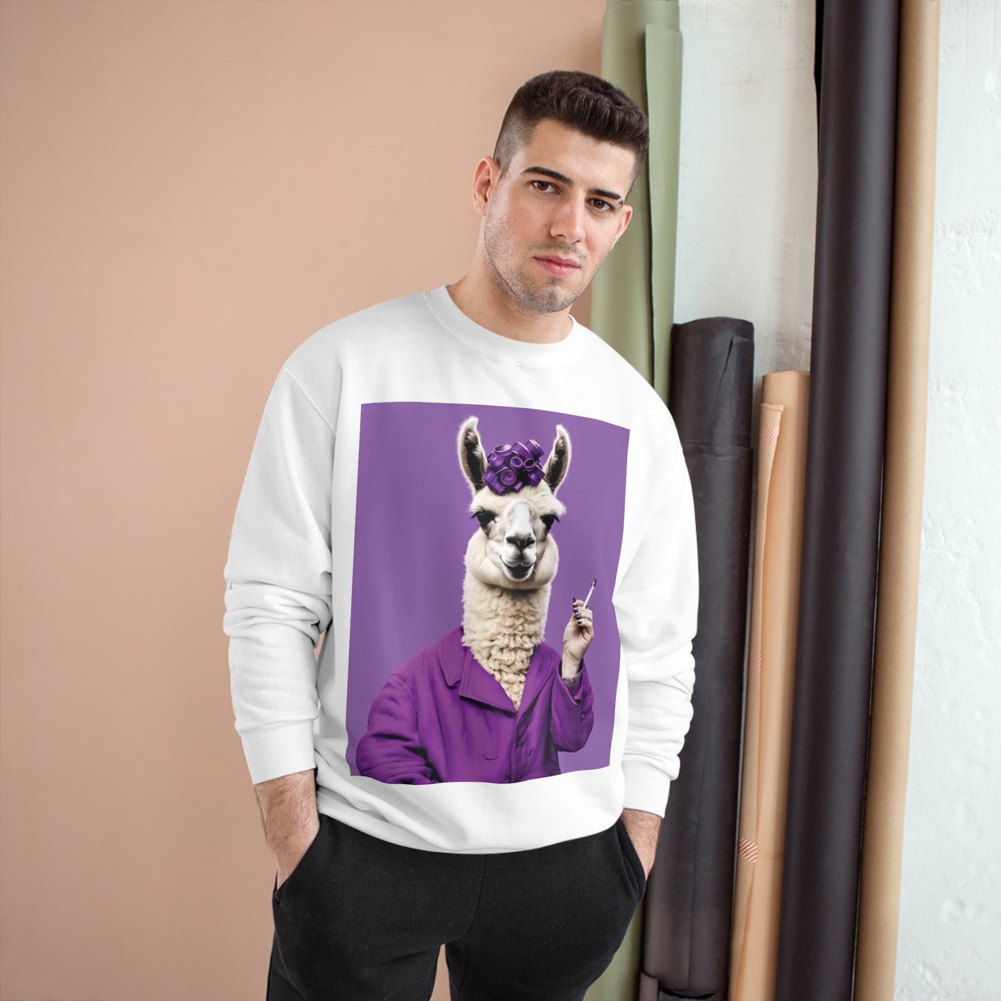 Tina The Llama Mama Champion Sweatshirt