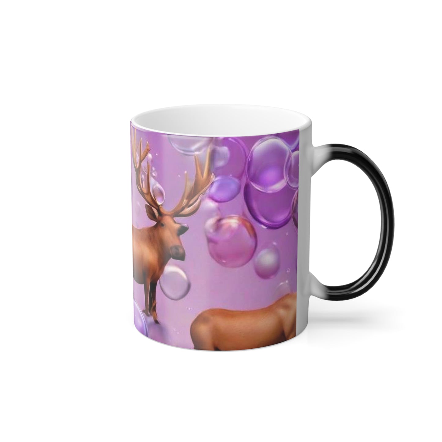 Moose Bubbles Color Morphing Mug, 11oz