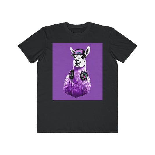 Llama DJ Men's Lightweight Fashion Tee