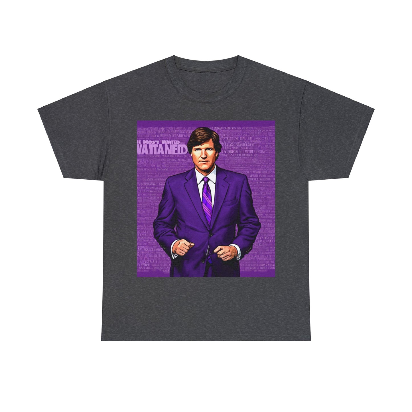 Tucker Wanted Purple Unisex Heavy Cotton Tee