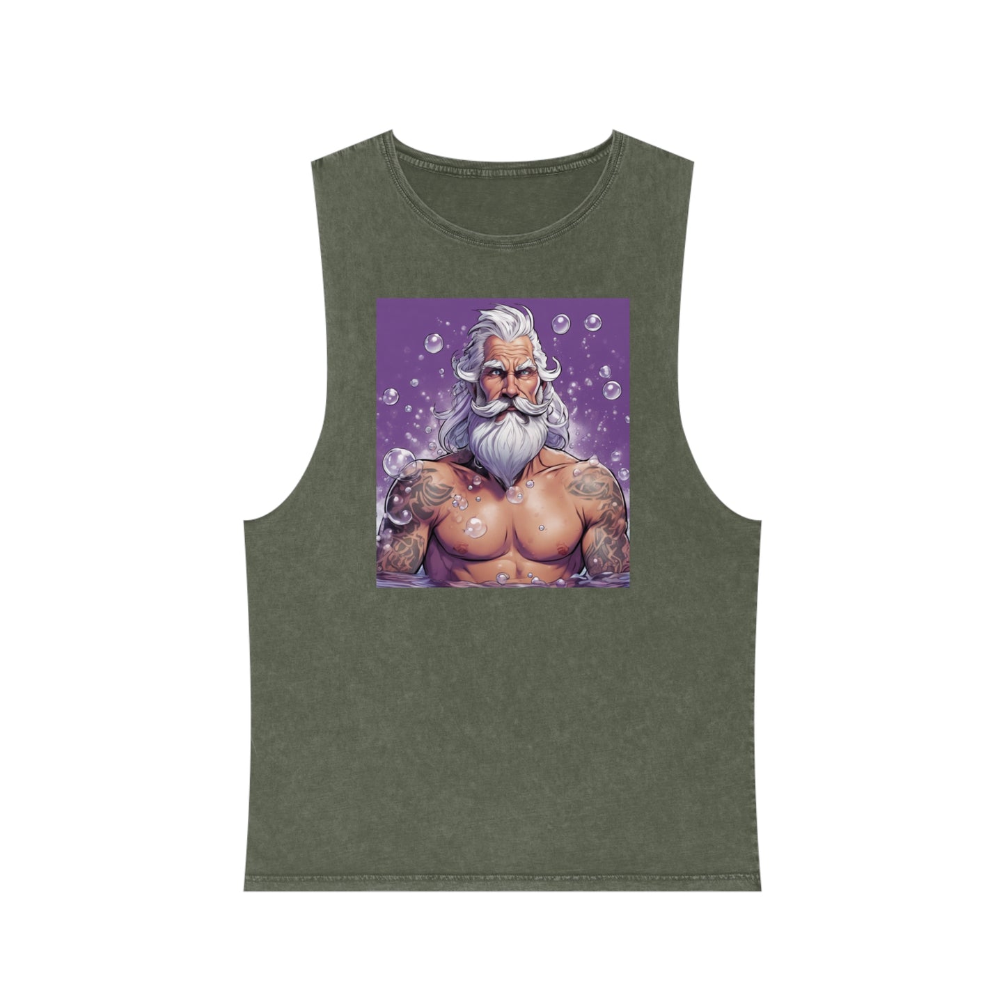 GroBer PaPa (Large Daddy) Unisex Stonewash Tank Top