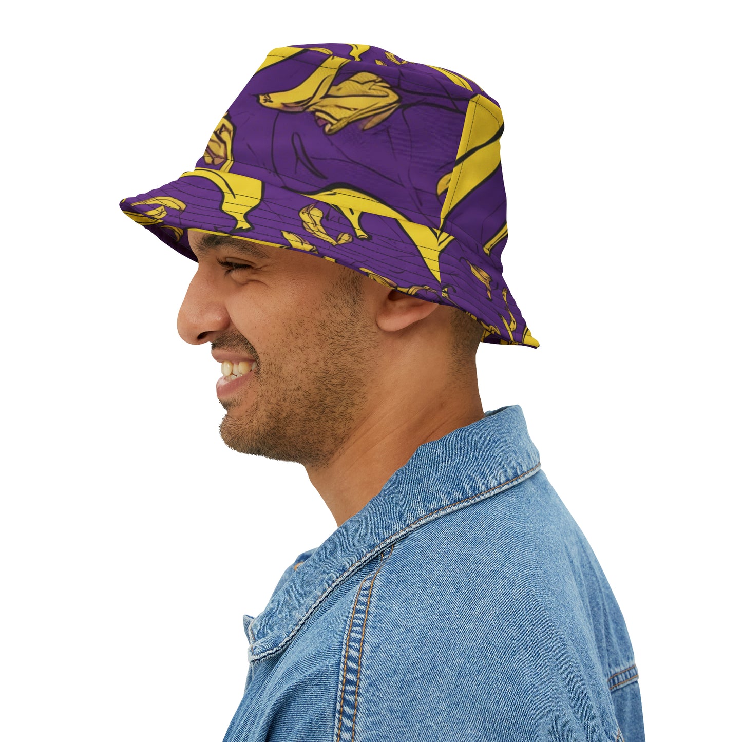 Purple Banana Bucket Hat (AOP)