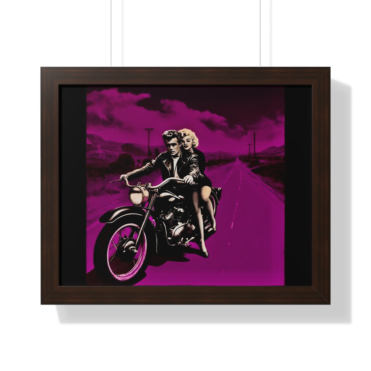 Dean & Monroe Framed Horizontal Poster